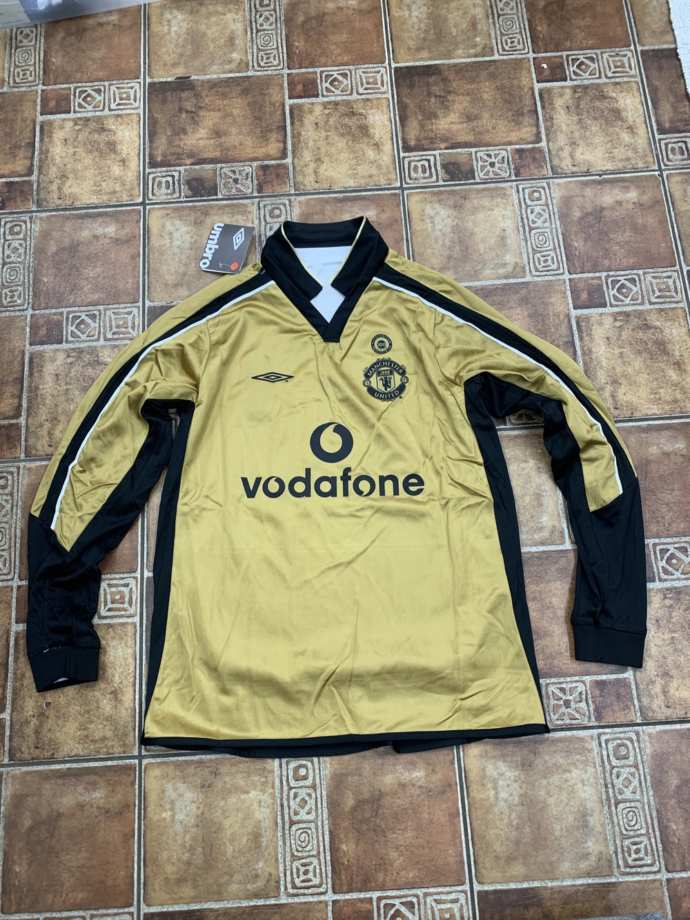 Umbro Manchester United 2001/02 Long Sleeve Anniversary Kit Reversible Jacket M